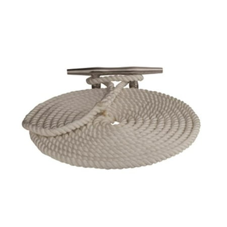 0.5' Twist - 301112015WH-1 0.5 in. x 15 ft. Twisted Nylon Dock Line - White