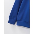 thumbnail image 6 of DPOIS Kids Girls Boys Long Sleeve Hooded Sweatshirt Pullover Hoodies Blue 9-10, 6 of 7
