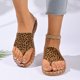 thumbnail image 2 of MKLEKYY Sandalias Cómodas para Mujer, Informales, Con Punta Abierta, Planas, Con Estampado de Leopardo, Cómodas Sandalias de Playa, Zapatillas, 2 of 5