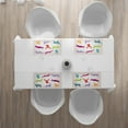 thumbnail image 3 of Ambesonne Deer Place Mats Set of 4, Colorful Jumping Animals, Standard Size, Green Teal, 3 of 4