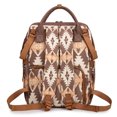 thumbnail image 6 of Wrangler Callie 3-Piece Diaper Bag Backpack Set with Pacifier Case and Bottle Bag, Brown, 6 of 8