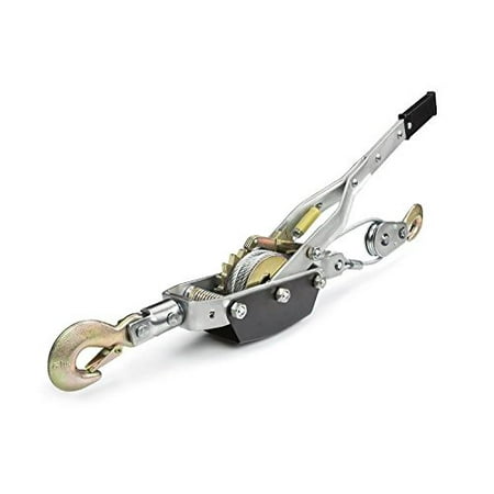 Along Power Puller 3 Hooks - New 4 Ton 8;000lb Come Along Hoist Ratcheting Cable Winch Puller Crane Comealong, This Is A 4 Ton Come-A-Long With 2 Hooks; Powerful By Generic