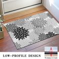 thumbnail image 3 of Bohemian Retro Floral Non-Slip Entryway Door Mat,Boho Indoor Decor Durable Low Plush Door Mat,Washable Welcome Rug for Patio Hallway Home Decor 16x24 Inches, 3 of 7