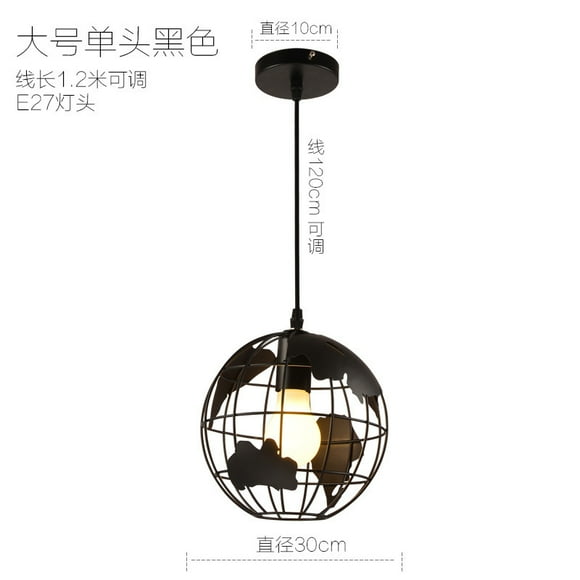 Pendentif Plafonnier Lustre Suspendu Retro Lampe B