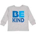 thumbnail image 3 of Inktastic Be Kind Logo in Blue Boys or Girls Long Sleeve Toddler T-Shirt, 3 of 5