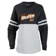 thumbnail image 2 of Women's Black Durham Bulls Retro Jersey Long Sleeve Pom Pom T-Shirt, 2 of 3