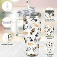 thumbnail image 2 of 40 oz Cat Tumbler with Handle and Straw, Cat Stainless Steel Vacuum Insulated Travel Coffee Mug Cup Water Bottle, Cat Stuff Accessories Decor, Cat Lover Gifts for Women Girls, 2 of 6