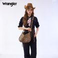 thumbnail image 5 of Wrangler Hobo Bags Large Crossbody Bags for Women Shoulder Purses with Striped Cotton Straps, Leopard-Dark Khaki, 5 of 7