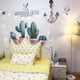 thumbnail image 3 of Revestimiento de pared estilo nórdico para renovación de dormitorios, decoración del hogar, plantas tropicales, tela de terciopelo grueso 100x70cm, 3 of 3