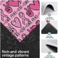 thumbnail image 3 of Pink Breast Cancer and Love Kitchen Rugs Sets Of 3,Kitchen Runner Rugs Non Skid Washable,Decorative Kitchen Floor Mats for Kitchen,Sink,Laundry,17"x30"+ 17"x47" + 17"x59", 3 of 6