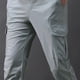 thumbnail image 5 of Pantalones largos para hombre, moda, sólidos, casuales, cintura elástica, bolsillos, pantalones deportivos, pantalones para hombre, 5 of 6