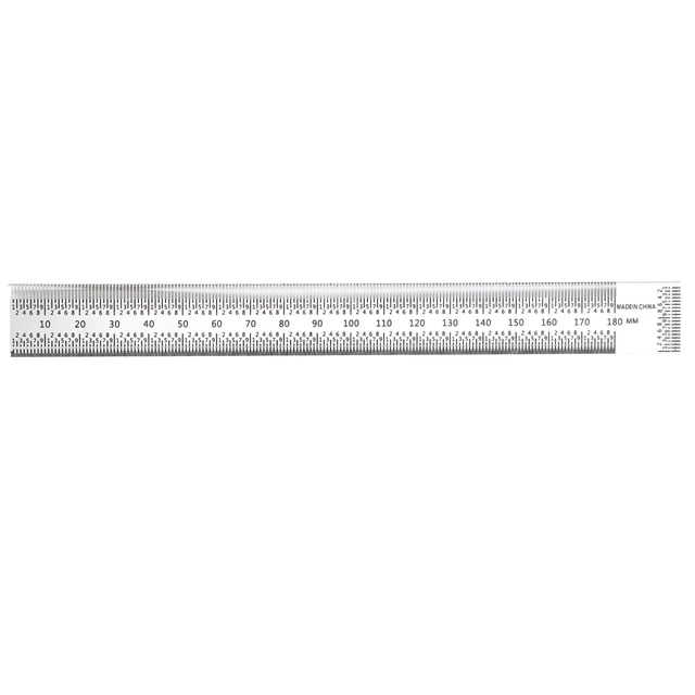 Regla para carpintería, regla de trazado para carpintería de acero de aleación de 180 mm, herramientas de carpintería, diseño a prueba de futuro
