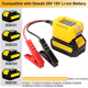 thumbnail image 2 of Jump Starter Adaptador para Baterías Dewalt de 20V, Adaptador de Cable de Refuerzo Automático de 13.5V con Luces LED, Cables Portátiles Car Jump para Arranque de Salto Baterías Muertas O Débiles (..., 2 of 7