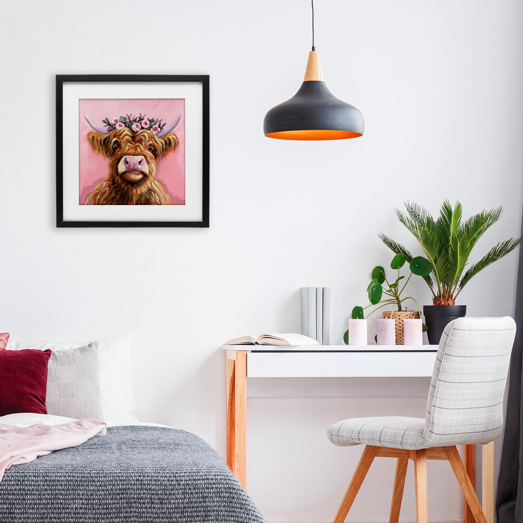Stupell Industries Grace Of The Glen Black Framed Print Under Glass, design by Lucia Stewart