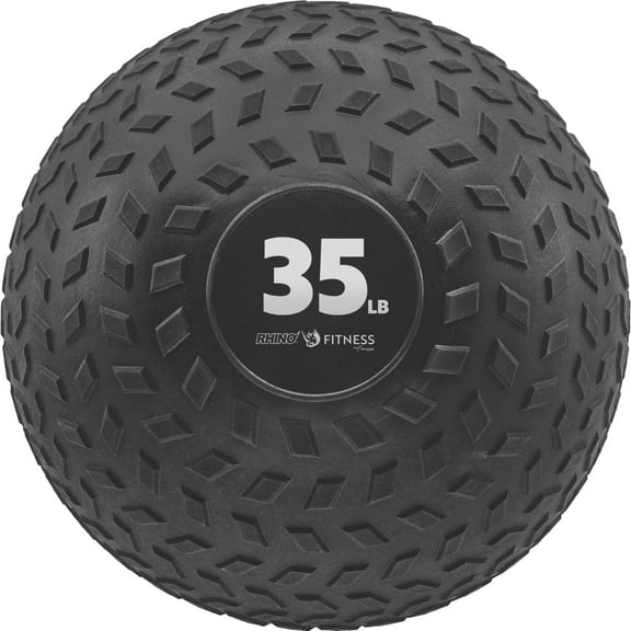 Champion Sports Rhino Fitness Slam Ball, 35 Pounds, Black