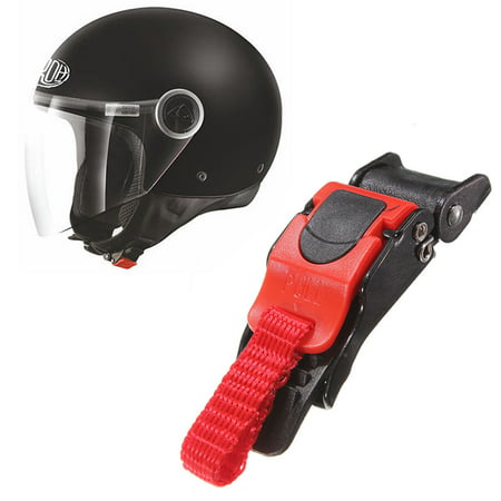 Motorcycle Helmet Speed Clip Chin Strap Buckle Quick Release QR Plastic Red (Best Motorcycle Helmet Quick Release)