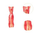 thumbnail image 2 of Disfraz de tira de tocino,Disfraz de tira de tocino para carnaval de Halloween,Disfraces divertidos de Halloween de tiras de tocino de poliéster,Conjunto de disfraz de comida para el, 2 of 8