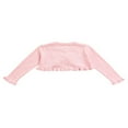 thumbnail image 3 of Toddlers Baby Girls Knitted Cardigan Lace  Collar Long Sleeve Single Button Jacket Outwear, 3 of 7