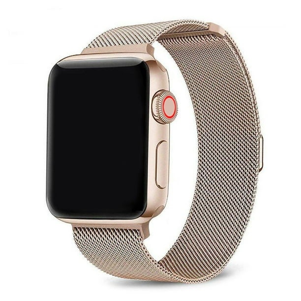 Infinity Rose Steel Metal Loop Replacement Band for Apple Watch Series 1,2,3,4,5,6,7,8 & SE - Size 42mm/44mm/45mm - Walmart.com
