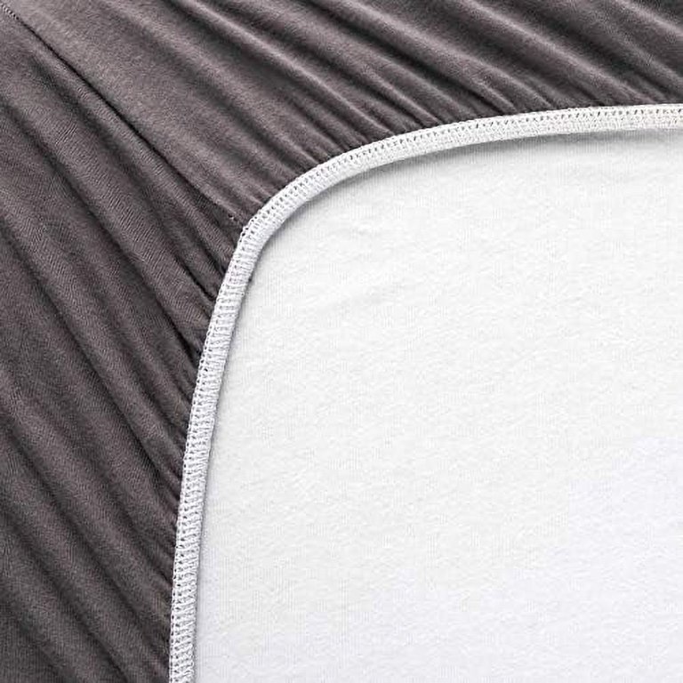 Fitted Baby Bassinet Sheet Fits Mika Micky Bedside Sleeper 19 X 33, 100%  tton Jersey, Hypoallergenic, Butter Soft, Dark Grey, Made In 