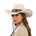 thumbnail image 4 of Western Frontier Hat for Outdoor Wear Classic Style Sun Shield Cowboy Accessory for Everyday Casual Performance and Trendsetting, 4 of 5