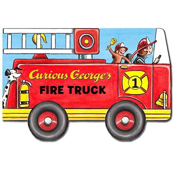 Pre-Owned Curious George's Fire Truck (Board book) 054414709X 9780544147096