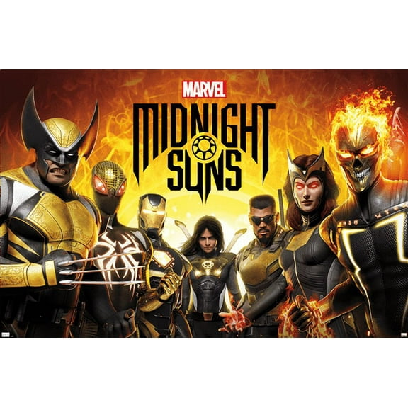 Marvel Midnight Suns - Key Art Wall Poster, 22.375" x 34"
