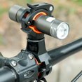 thumbnail image 1 of Langgg 360 Rotation Bicycle Mount Road Bike Headlight Flash Light LED Bike Torch Holder Holder 22-30mm Black Blue, 1 of 9