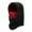 🔥 Black, variant on Sentmoon Ski Mask Face Mask for Cold Weather Winter Beanie Winter Hat for Men Outdoor Solid Color Color Blocking Windproof Thick Ski Riding Face Mask Fleece Hat