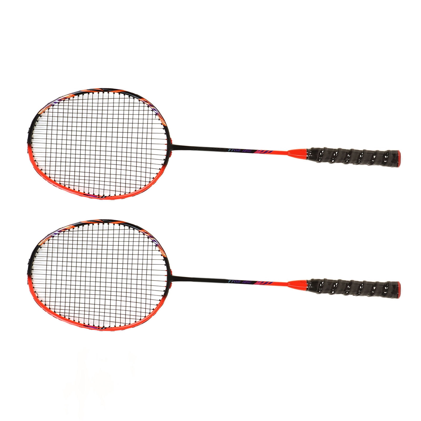 Suodoka K7702 Professional Badminton Racquet Set for Outdoor and Gym - Carbon Aluminum Lightweight Adult Rackets (26.77 inches / 68 cm)
