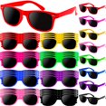 thumbnail image 1 of Gafas de sol OCTERIC para niños, 32 unidades, neón, UV400, marco de 12,7 cm, 1 of 6