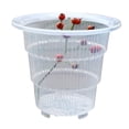 thumbnail image 1 of Orchid Pots Slotted Plants Plastic Container With Holes Transparent Flower Succulent Pot, 1 of 8