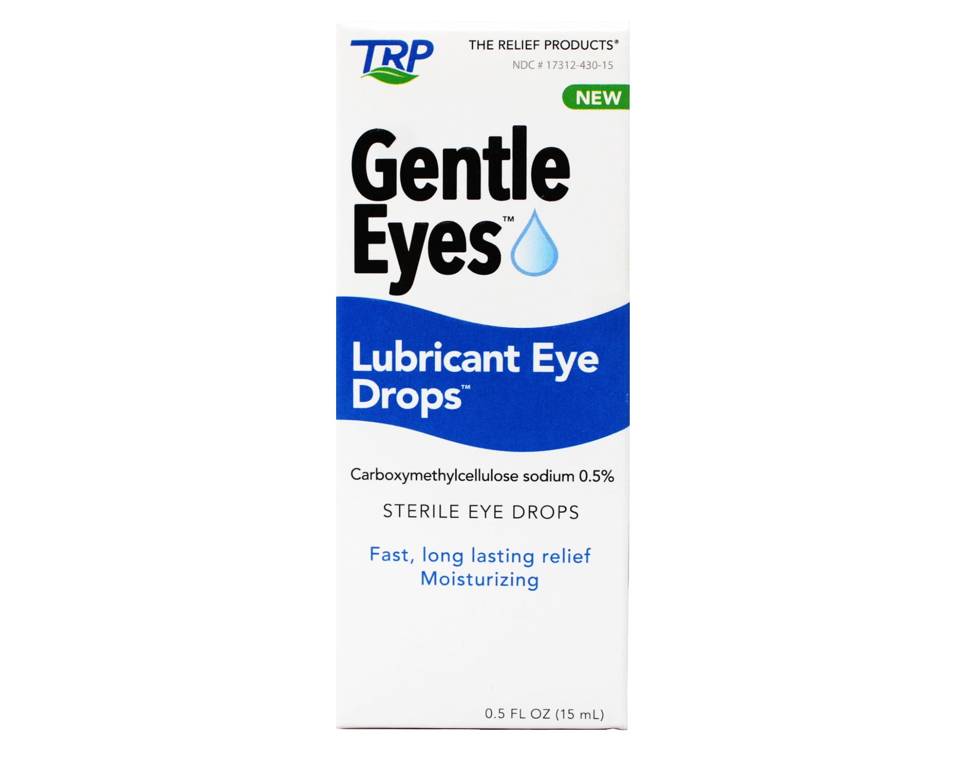 6 Pack - TRP Gentle Eyes Lubricant Eye Drops, Fast Long Lasting Relief, Moisturizing, 0.5 fl oz