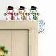 thumbnail image 5 of onlyliua ¡ Ofertas de Liquidación de Hoy Prime! Marco de Puerta de Madera para Navidad, Decoración de Esquina de Puerta, Decoración Festiva, Decoración de Reno y Papá Noel, 5 of 5