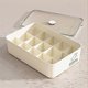 thumbnail image 2 of Large Capacity Dustproof Storage Box for Underwear and Socks Organizer Storage Box with A Lid, 2 of 5
