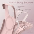 thumbnail image 4 of JETech Magnetic Silicone Case for iPhone 15 Pro 6.1-Inch, Compatible with MagSafe, Phone Cover with Camera Lens Full Protection (Pink), 4 of 6