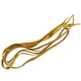 thumbnail image 4 of 2X 45.7 inch Glitter Flat Coloured Shoelaces Shoelaces Sport Dance Fancy Dress-Gold, 4 of 7