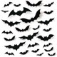 thumbnail image 1 of Decoraciones de pared de murciélagos NQ 72 piezas Halloween pegatinas 3D PVC realistas, 1 of 5