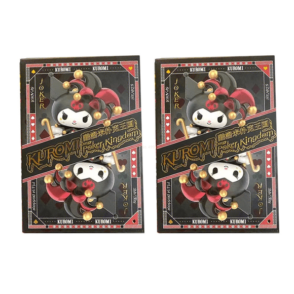 Toptoy Kuromi Figure Poker Kingdom Sanrio Genuine Mystery Box Cute Figurines Kuromi Collection Girls Doll Blind Box Gifts Toys