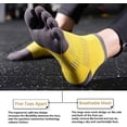 thumbnail image 3 of RV Lot de 3 paires de chaussettes de sport respirantes anti-ampoules pour la course, la gym ou le quotidien, 3 of 5