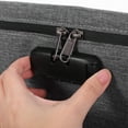 thumbnail image 5 of OFFIGAM Portable Grey Polyester Money Bag with Combination Lock for Secure Travel, Daily Use, and Cash Storage, 5 of 6