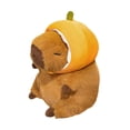 thumbnail image 3 of Peluche de capibara, juguete de peluche, figura de juguete para niños, decoración de habitación, juguete suave y cómodo para la familia naranja y s, 3 of 9