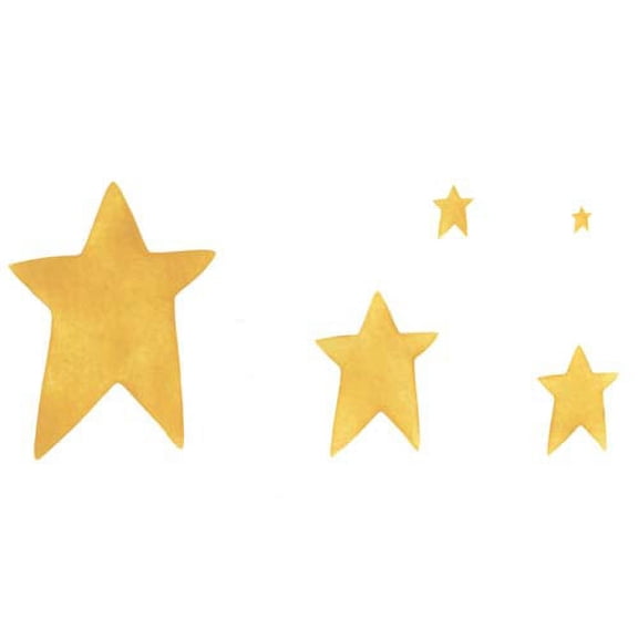 Five Folk Stars Wall Stencil SKU #3034 by Designer Stencils