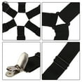 thumbnail image 5 of Luxtrada 6 Sides Heavy Duty Triangle Bed Sheet Clip, Adjustable Elastic Sheet Straps Suspenders Gripper Fastener Holder, Triangle Crisscross Bed Sheet Clips, Fit Round & Square Mattresses, 5 of 6