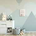 thumbnail image 2 of The Kids Room by Stupell Kids Inspirational Word Girls Pink Geometric Mountain Pattern Design Wall Plaque Art by Anna Quach, 2 of 6