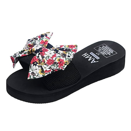 

SEMIMAY Women s New Summer Bow Fashion Light Foreign Trade Slippers