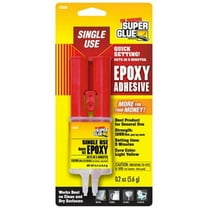 Pacer Original Super Glue Single Use Clear Epoxy, 0.2oz Syringe
