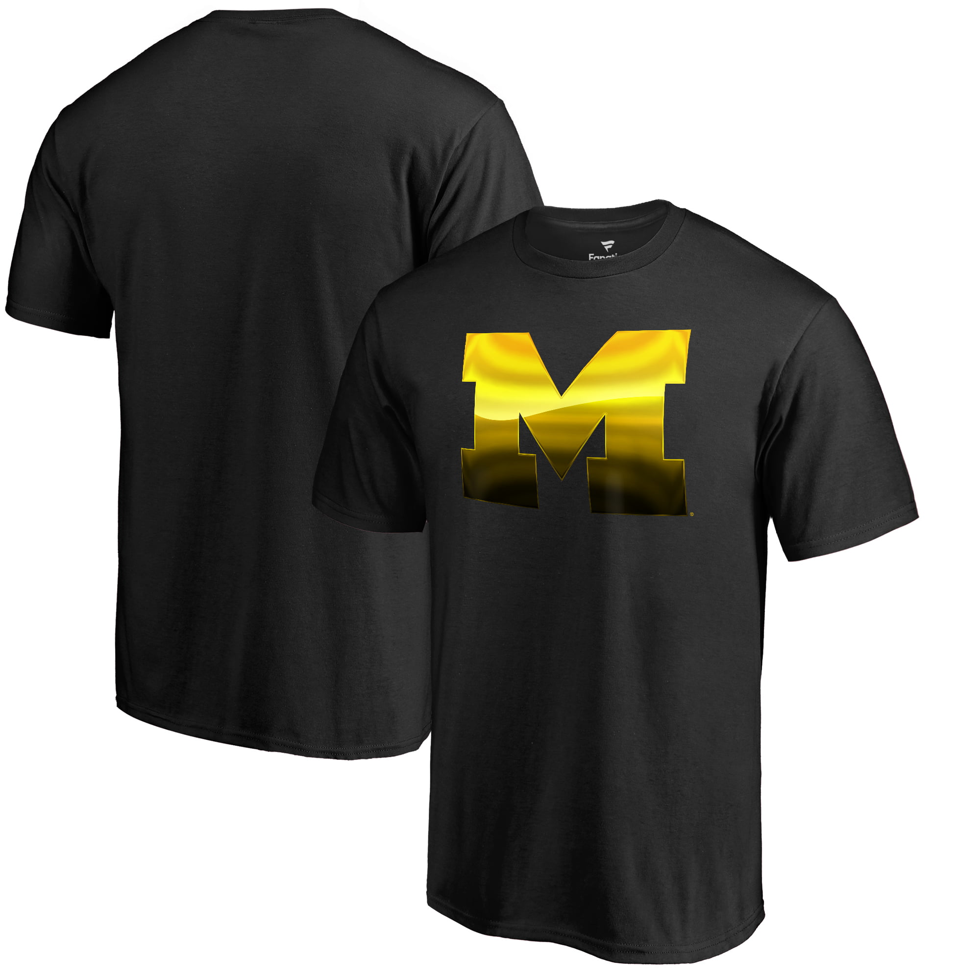Michigan Wolverines Fanatics Branded Midnight Mascot TShirt Black