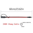 thumbnail image 4 of BIBABLYKE High Conductivity 60cm DC5.5mmx2.1mm to SAE 2Pin Quick Connect Extension Cable for Solar Charger and Portable Powers, 4 of 5