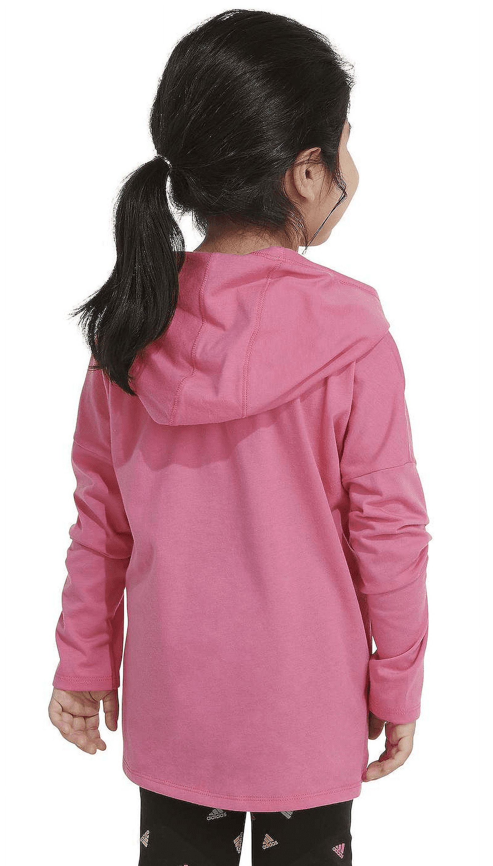 girls pink adidas shirt